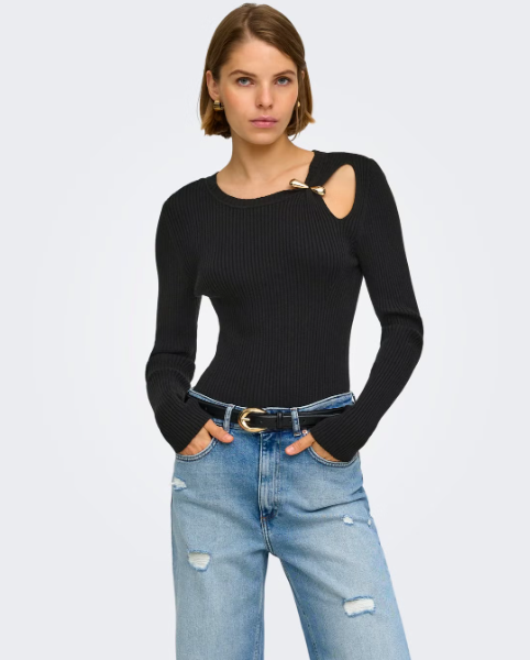 JERSEY FLOU ONLY NEGRO