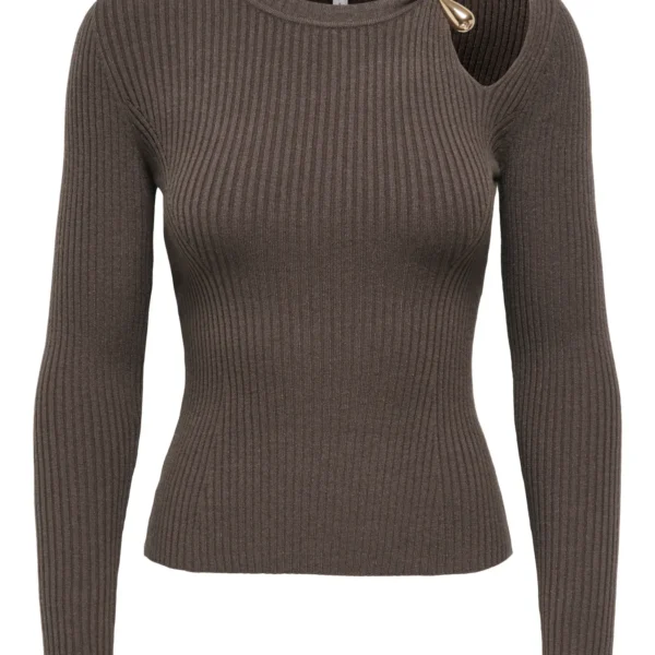 JERSEY MARRÓN ONLY FLOU