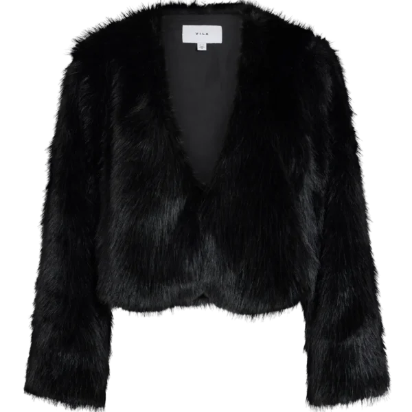 CHAQUETA PELO NEGRA