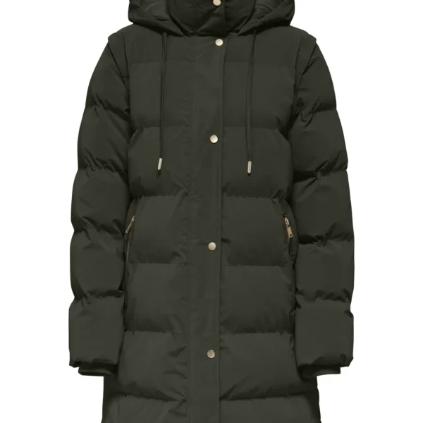 ABRIGO ACOLCHADO DIXIE VERDE ONLY