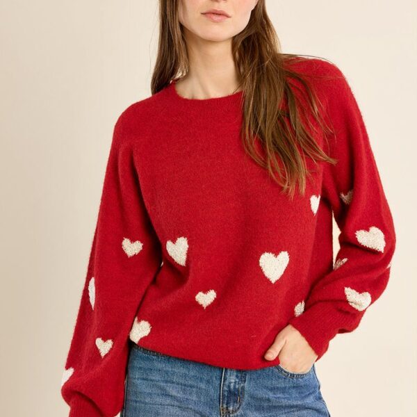 JERSEY ROJO CORAZONES MOLLY